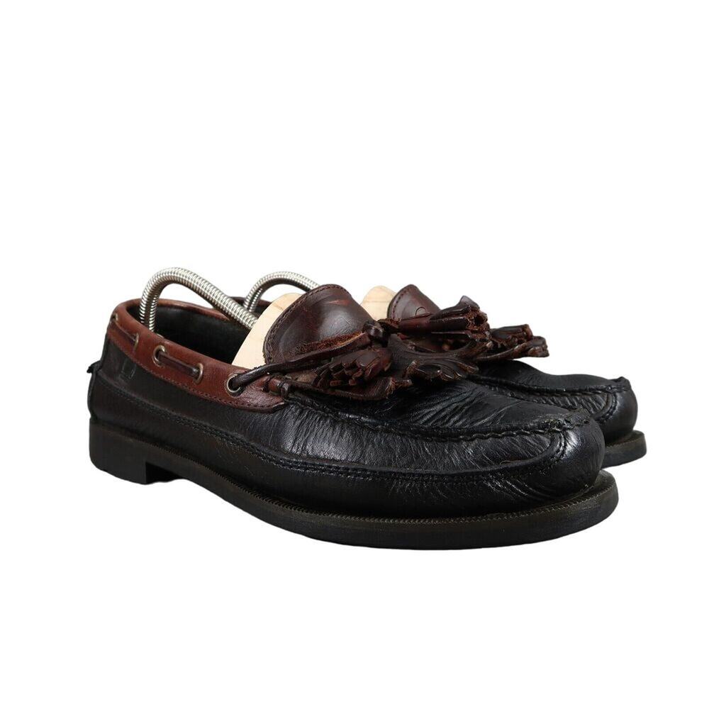 Sperry Shoes Mens 9.5 Tassel Loafer Boat Moc Leather Slip On Top Sider Wetlands